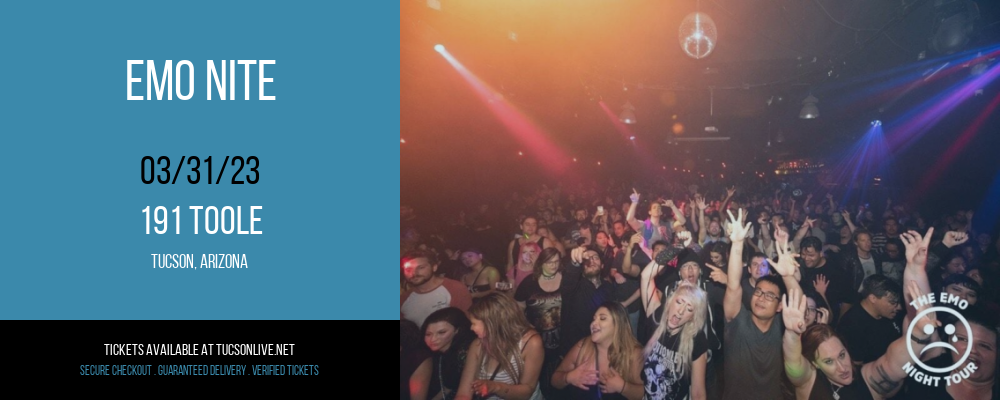 Emo Nite at 191 Toole tickets Emo Nite at 191 Toole